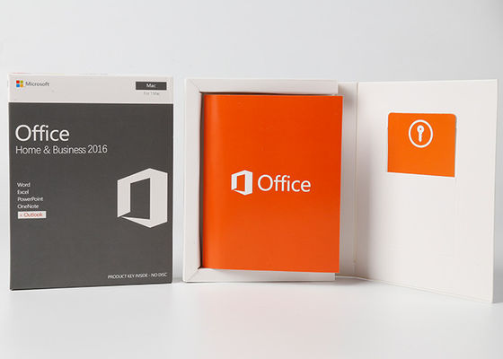 Σπίτι του Microsoft Office και βασική συσκευασία κώδικα επιχειρησιακών 2016 αδειών για το PC/τα Windows